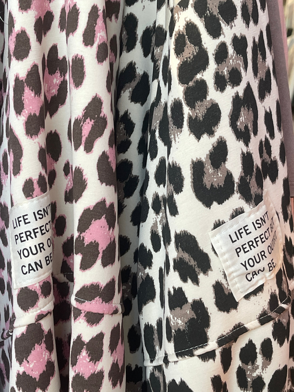 Coordinato Felpa e Jogger Life Leopard