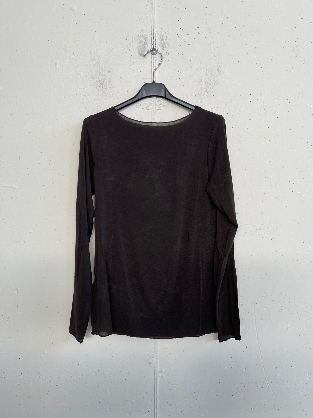 Sottogiacca misto cashmere con scollo a barchetta