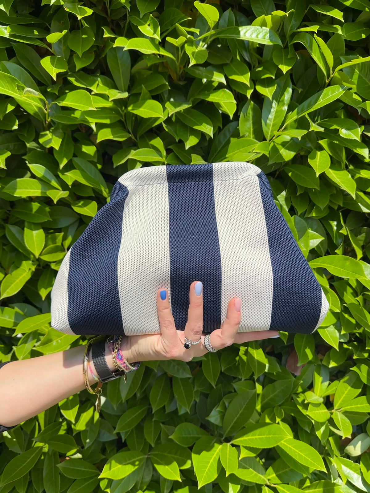 Borsa clutch RIGHE