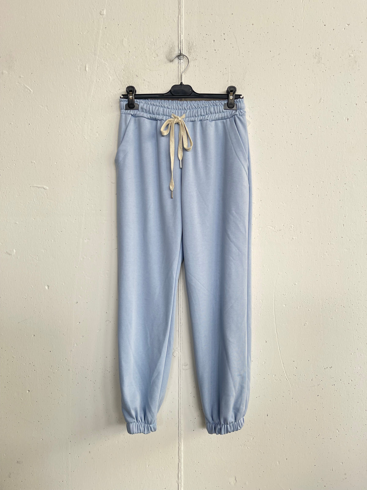 Pantaloni tuta con laccio glitter