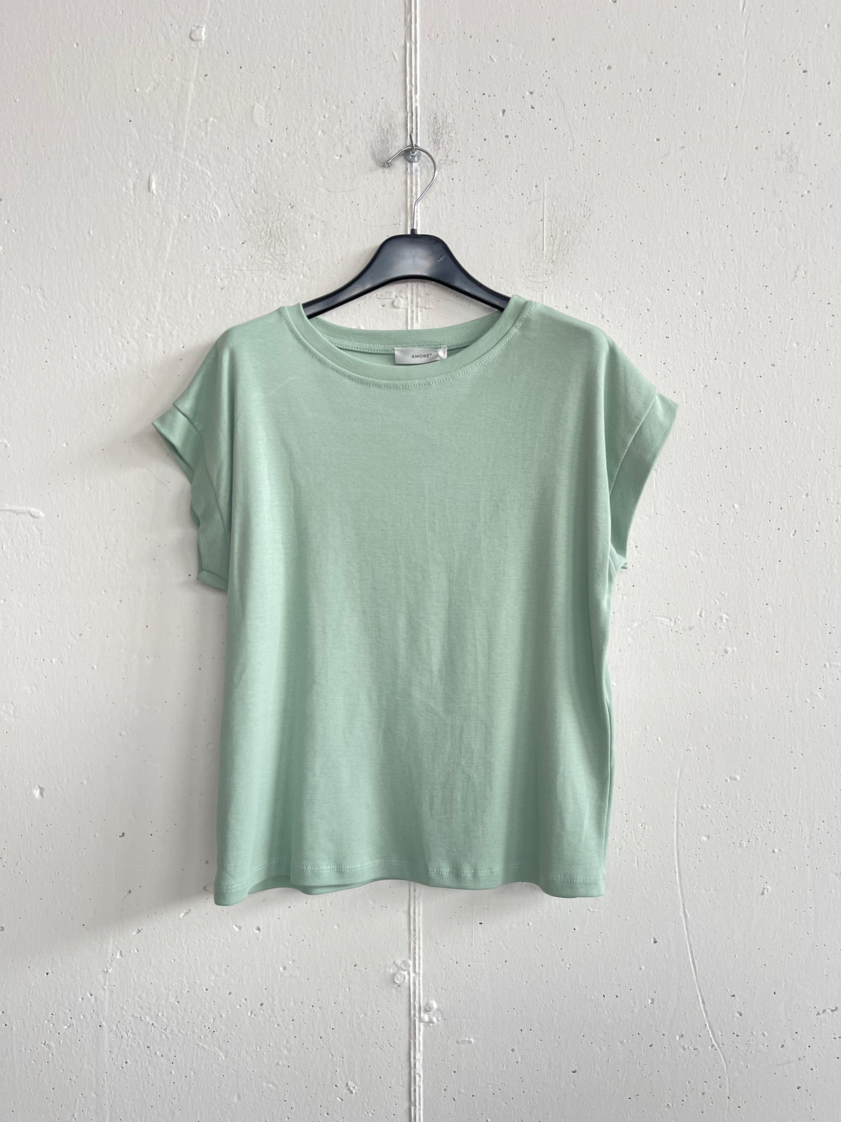 T-shirt maniche morbide in 100% cotone