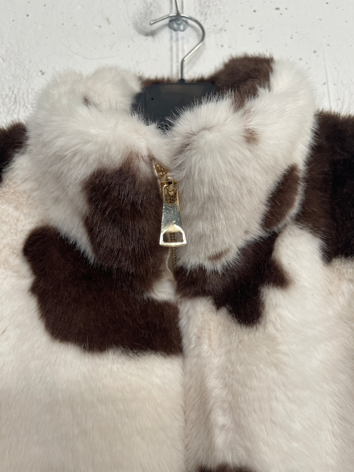 Pelliccia gilet muccata