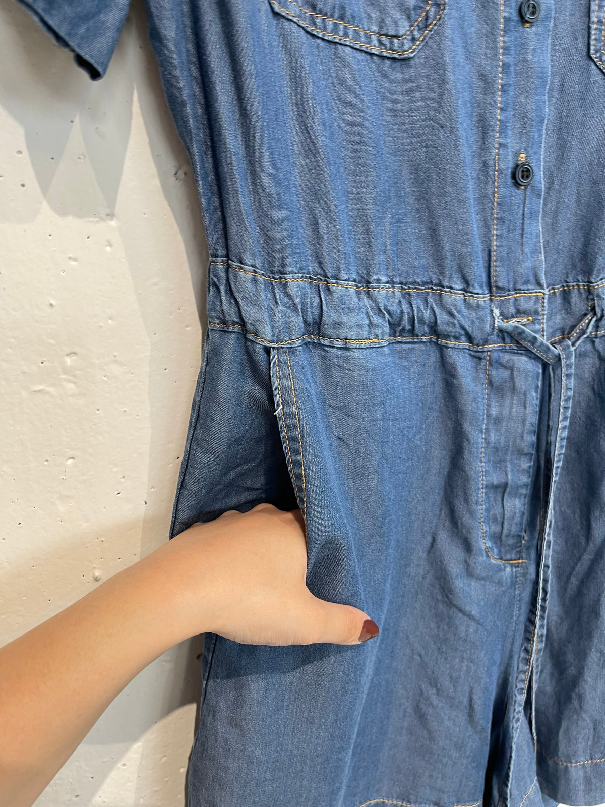 Tutina in tela jeans