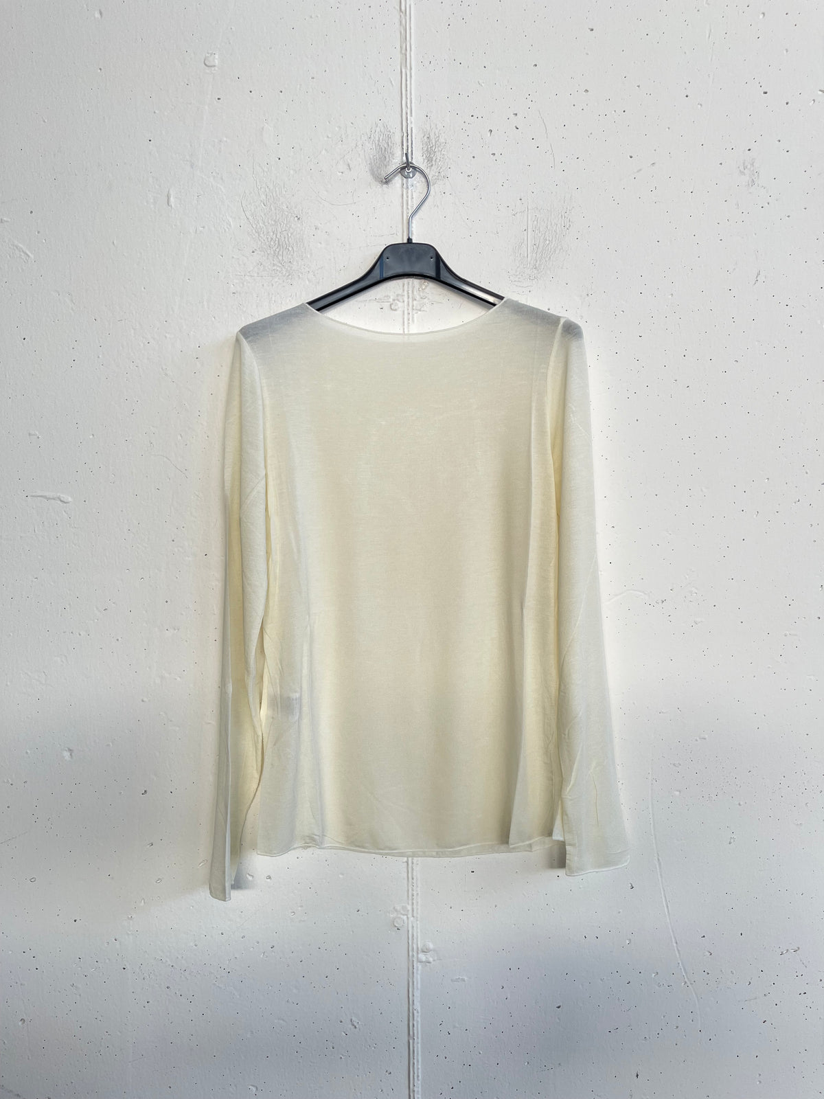Sottogiacca misto cashmere con scollo a barchetta