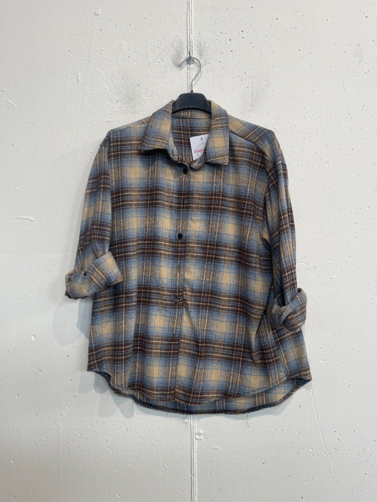 Camicia boscaiolo misto cotone quadri medi
