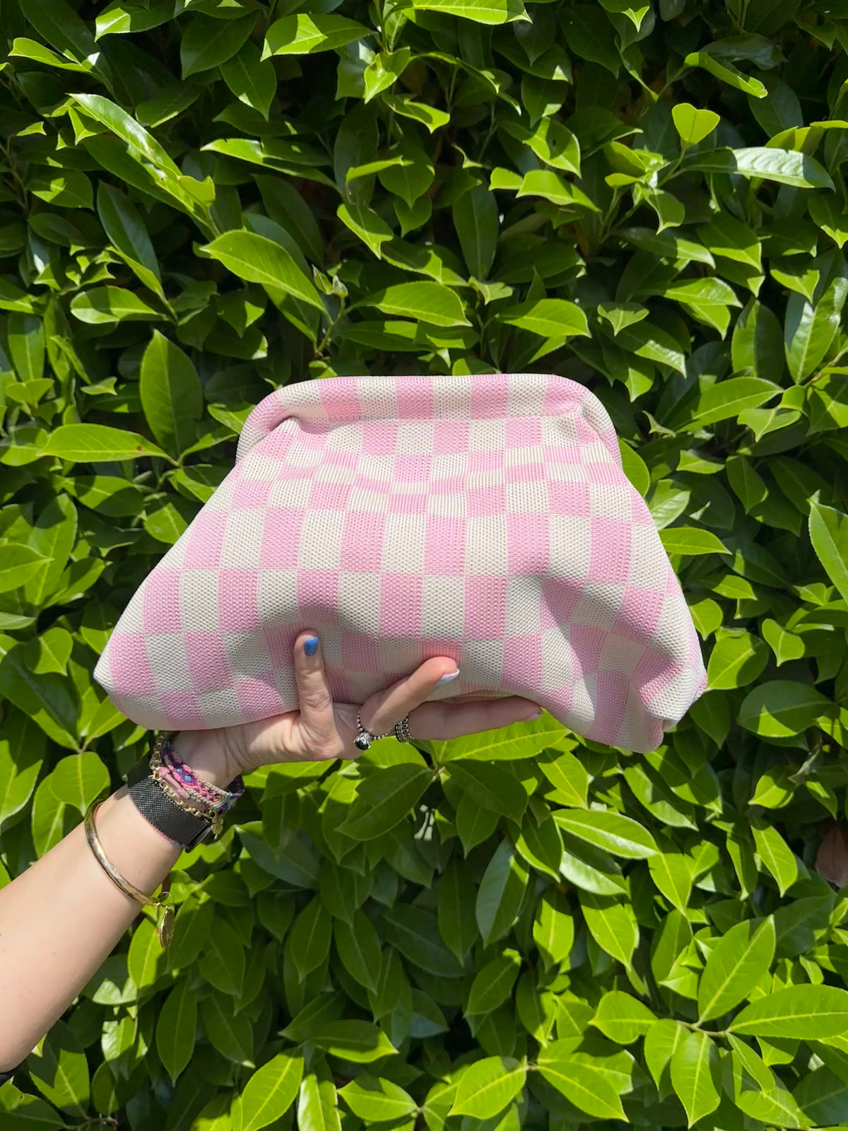 Borsa clutch RIGHE