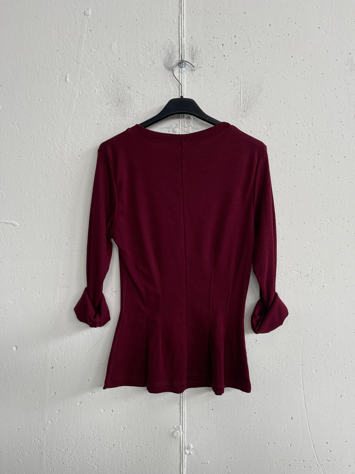 Maglia a manica lunga effetto corpetto