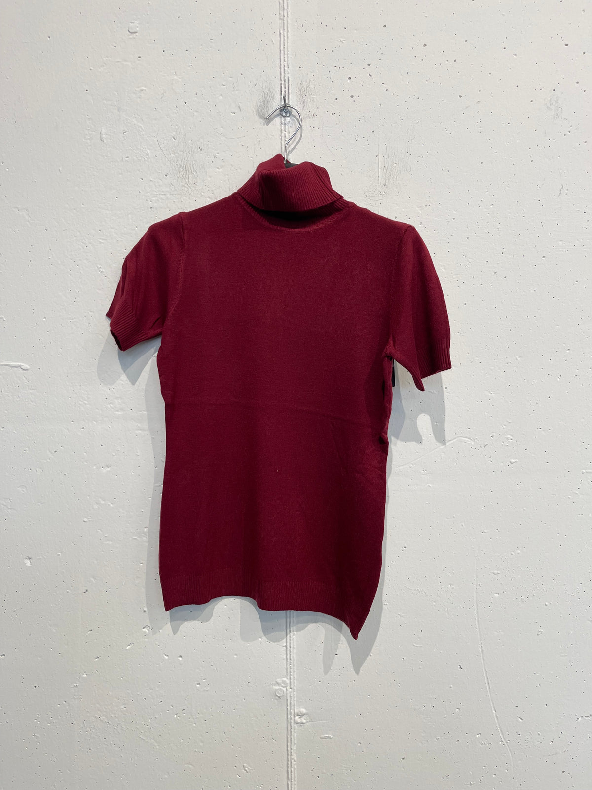 Pull mezza manica con collo alto