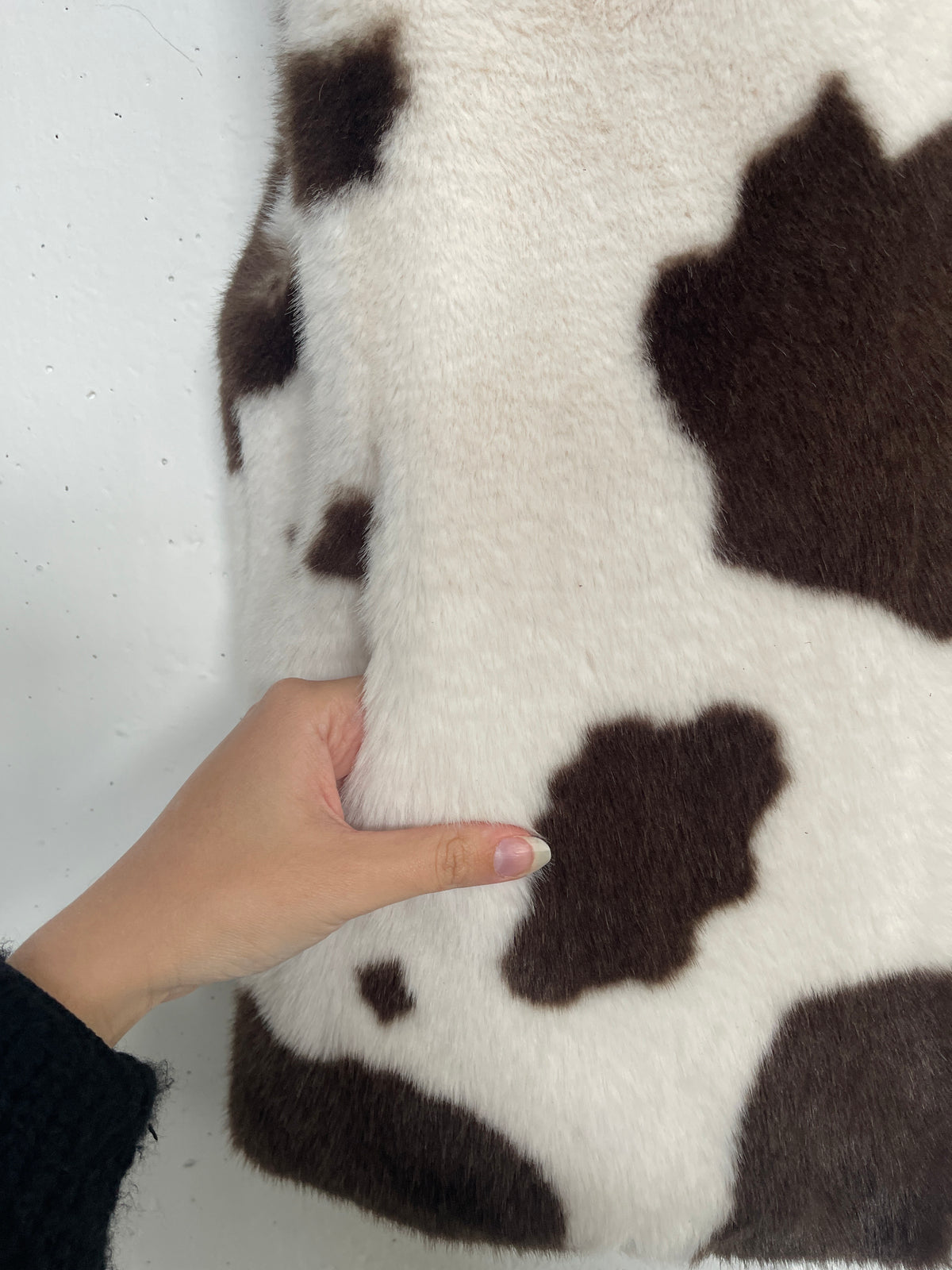 Pelliccia gilet muccata