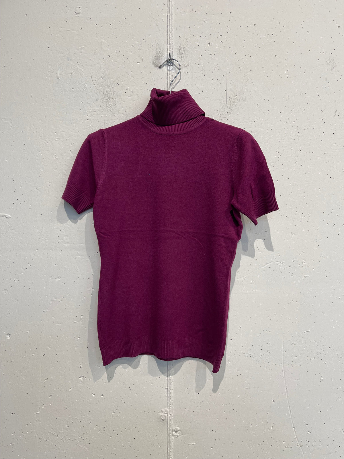 Pull mezza manica con collo alto