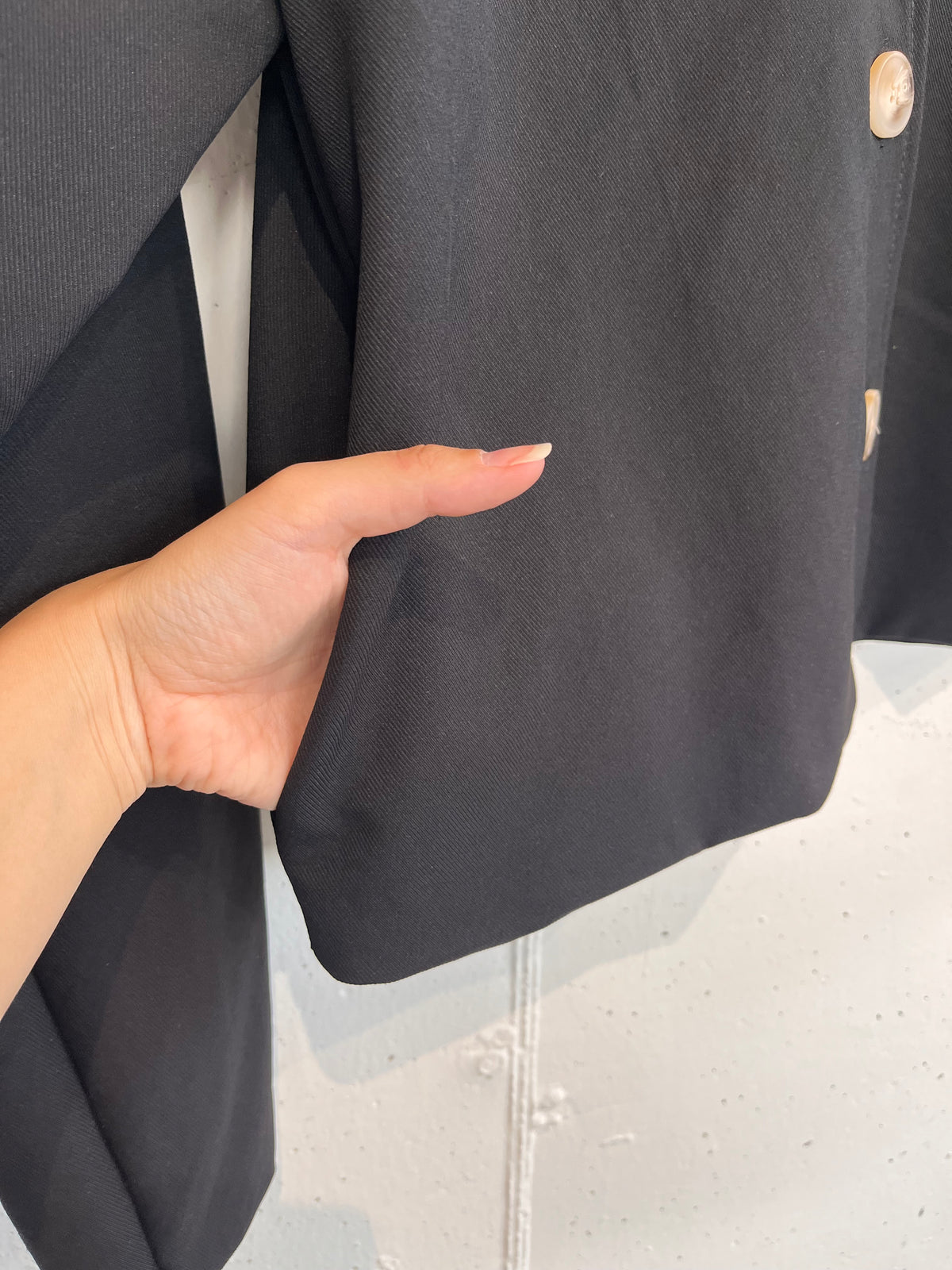 Giacca casual classica nera