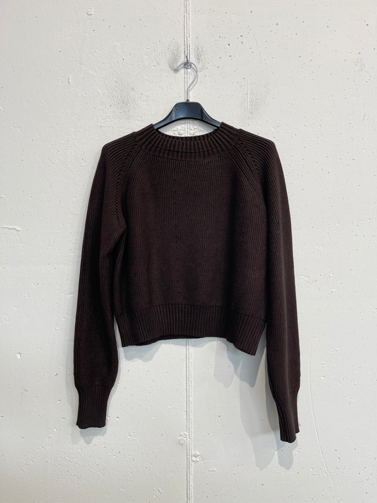 Pull girocollo con maniche a raglan