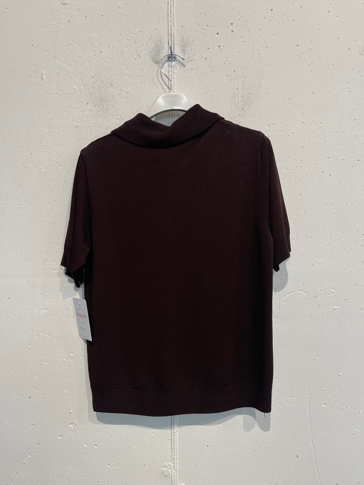 Polo misto viscosa treccia