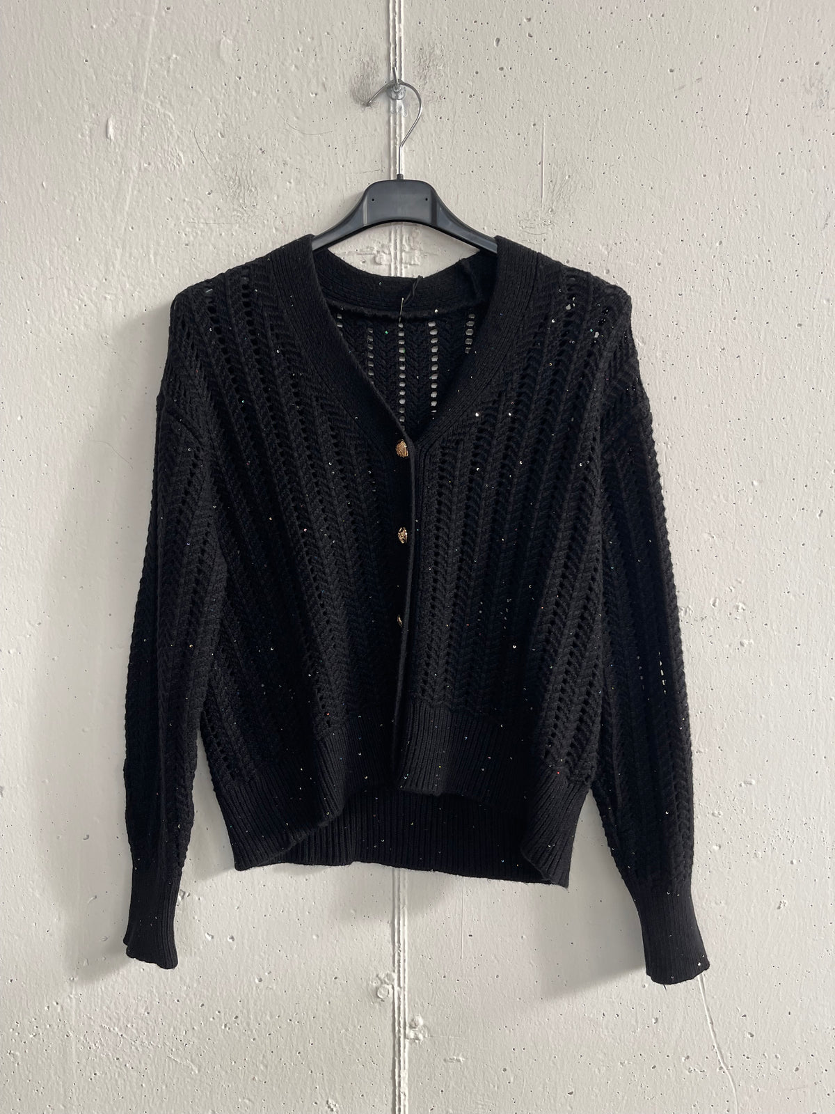 Cardigan brillantini