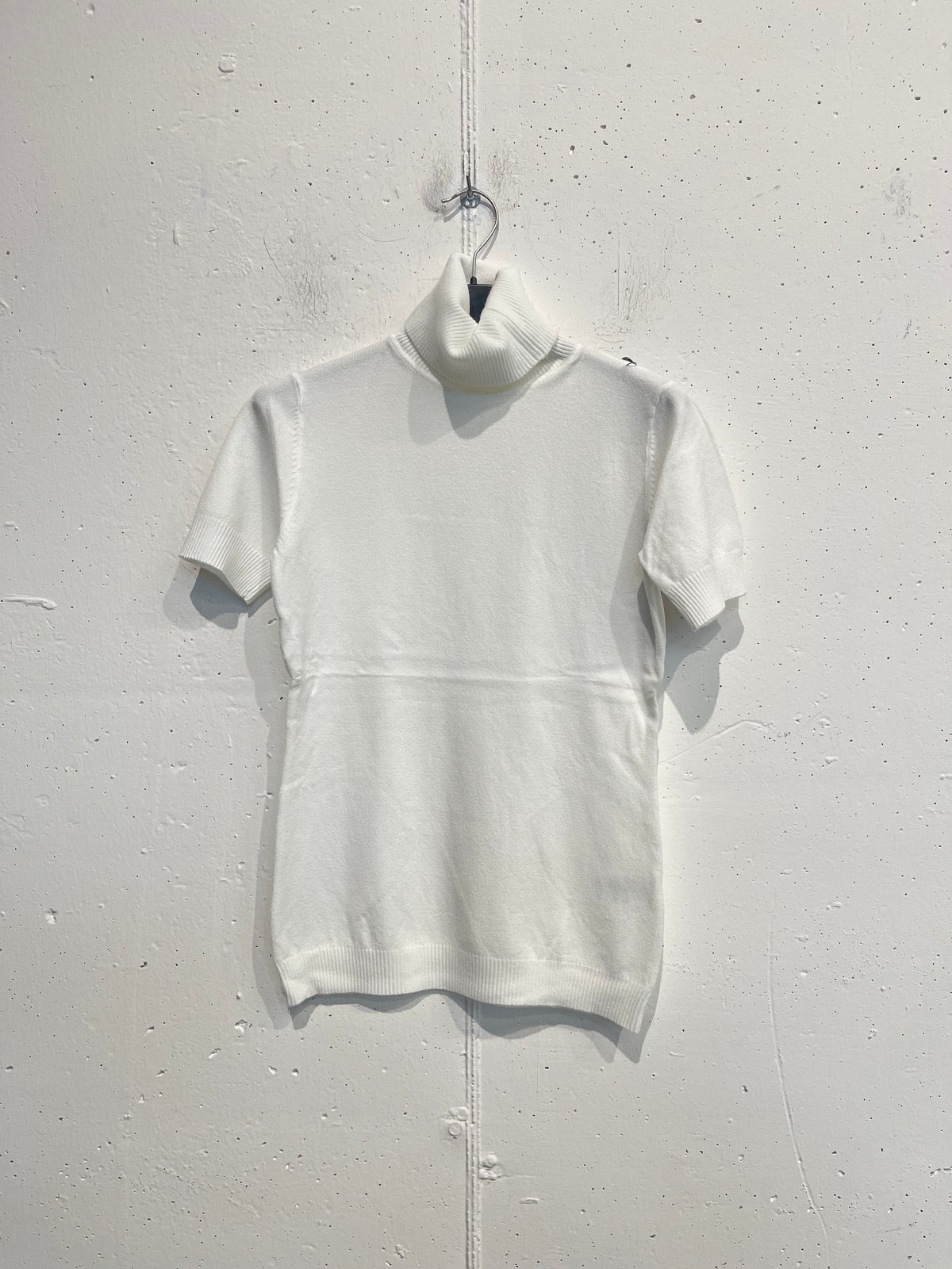 Pull mezza manica con collo alto