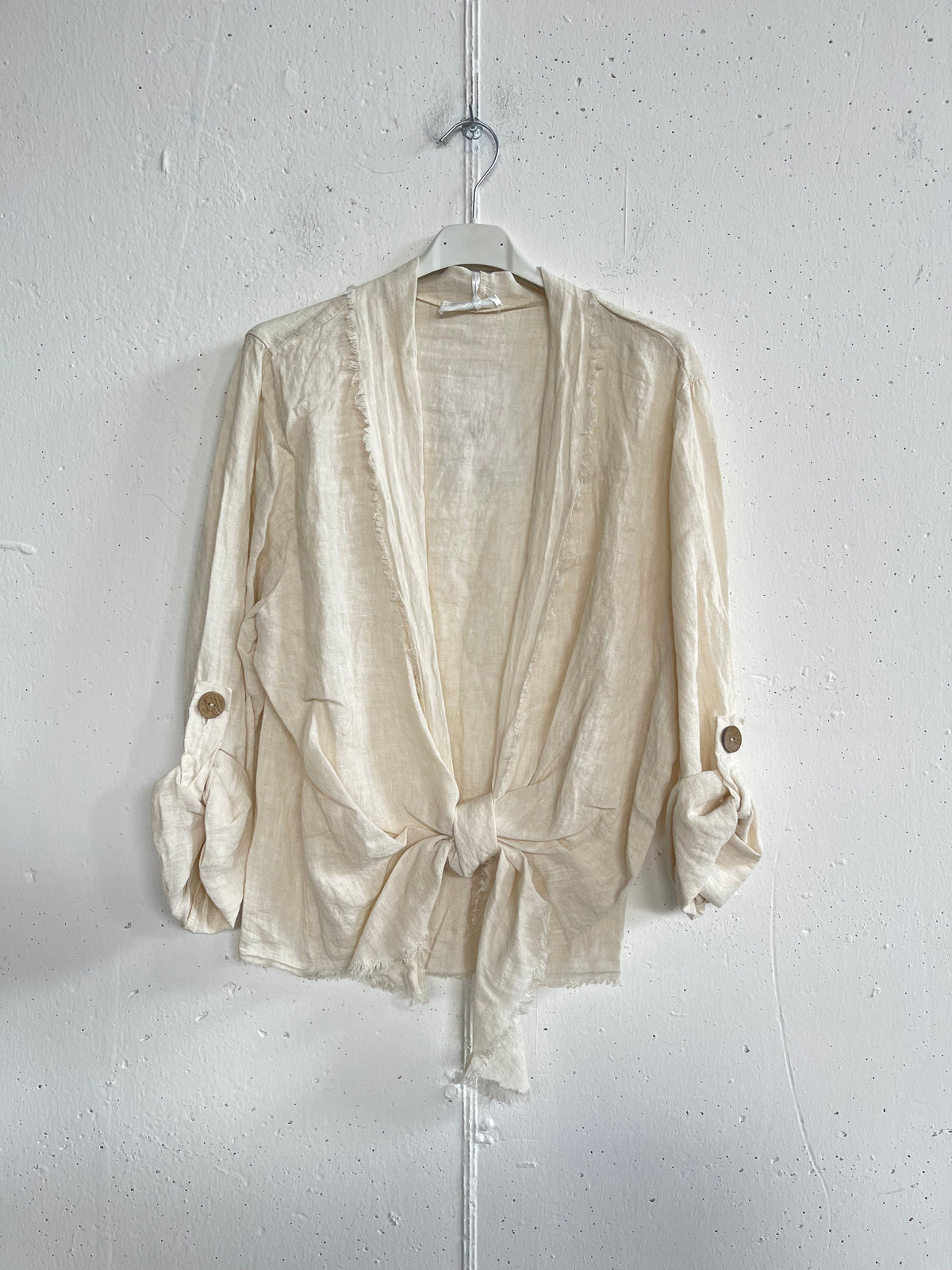 Cardigan in lino