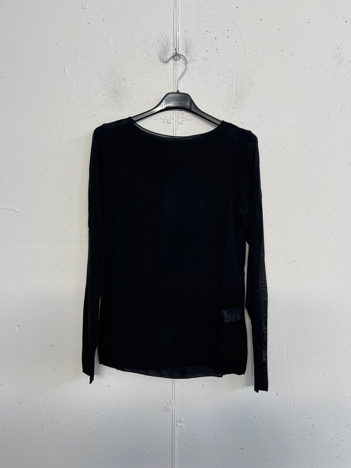 Sottogiacca misto cashmere con scollo a barchetta