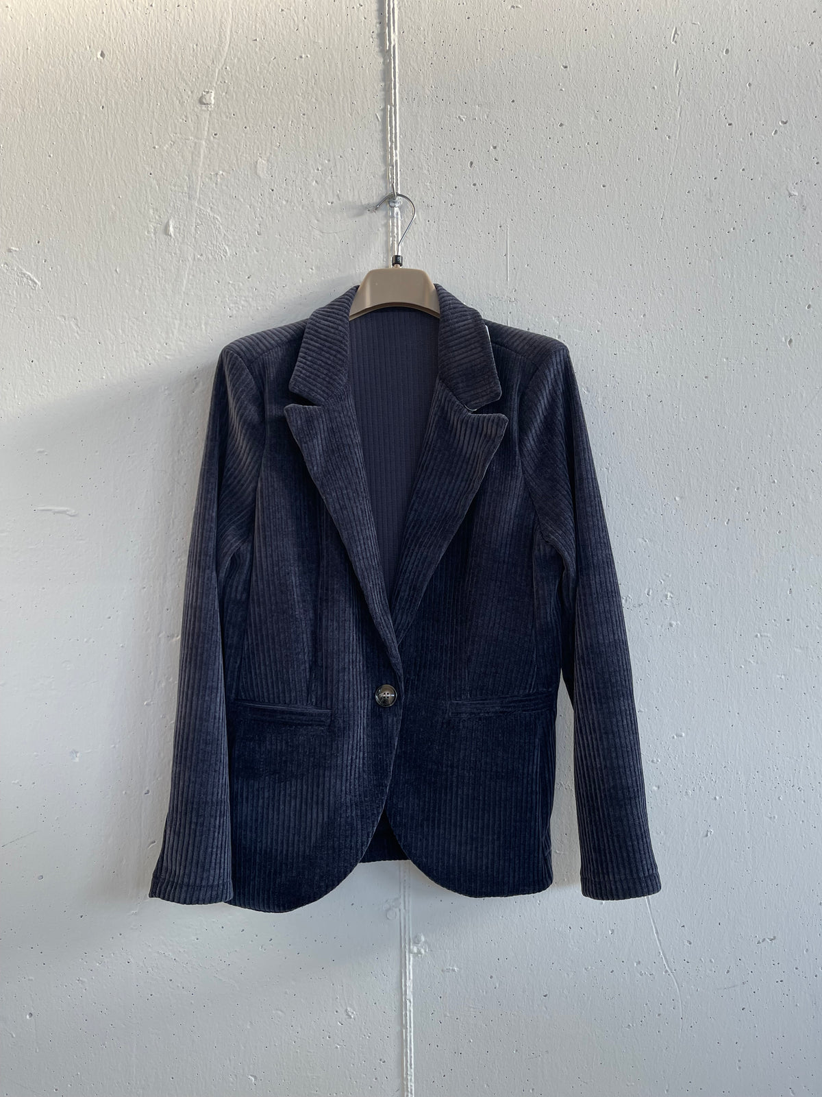 Blazer in velluto a costine