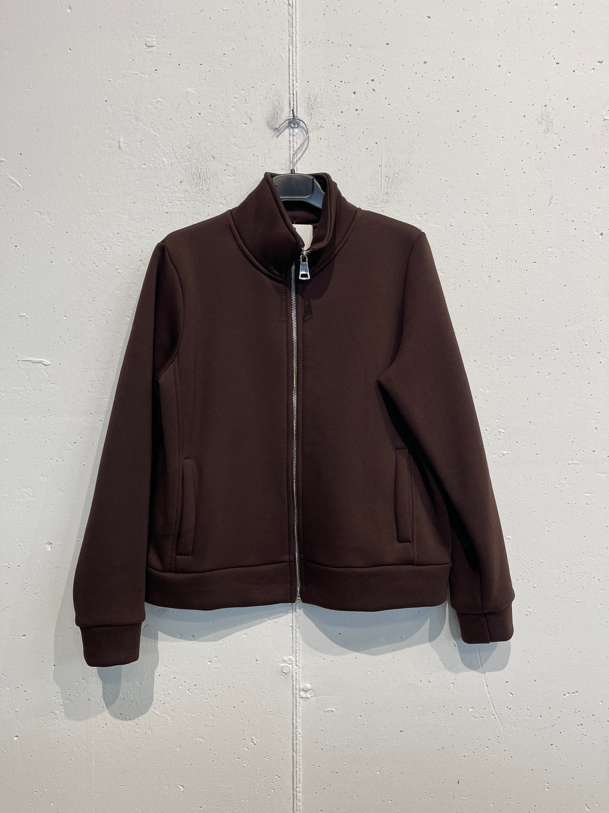 Felpa con zip felpata