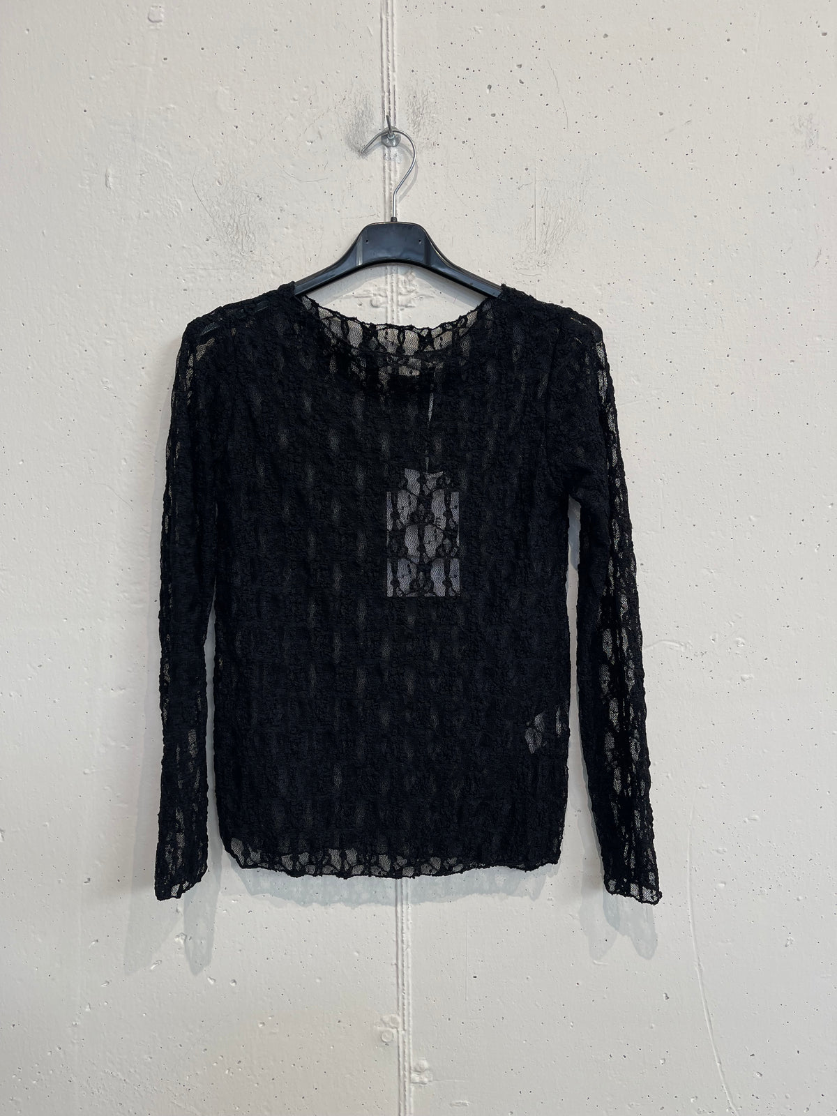 Maglia maniche lunghe in pizzo