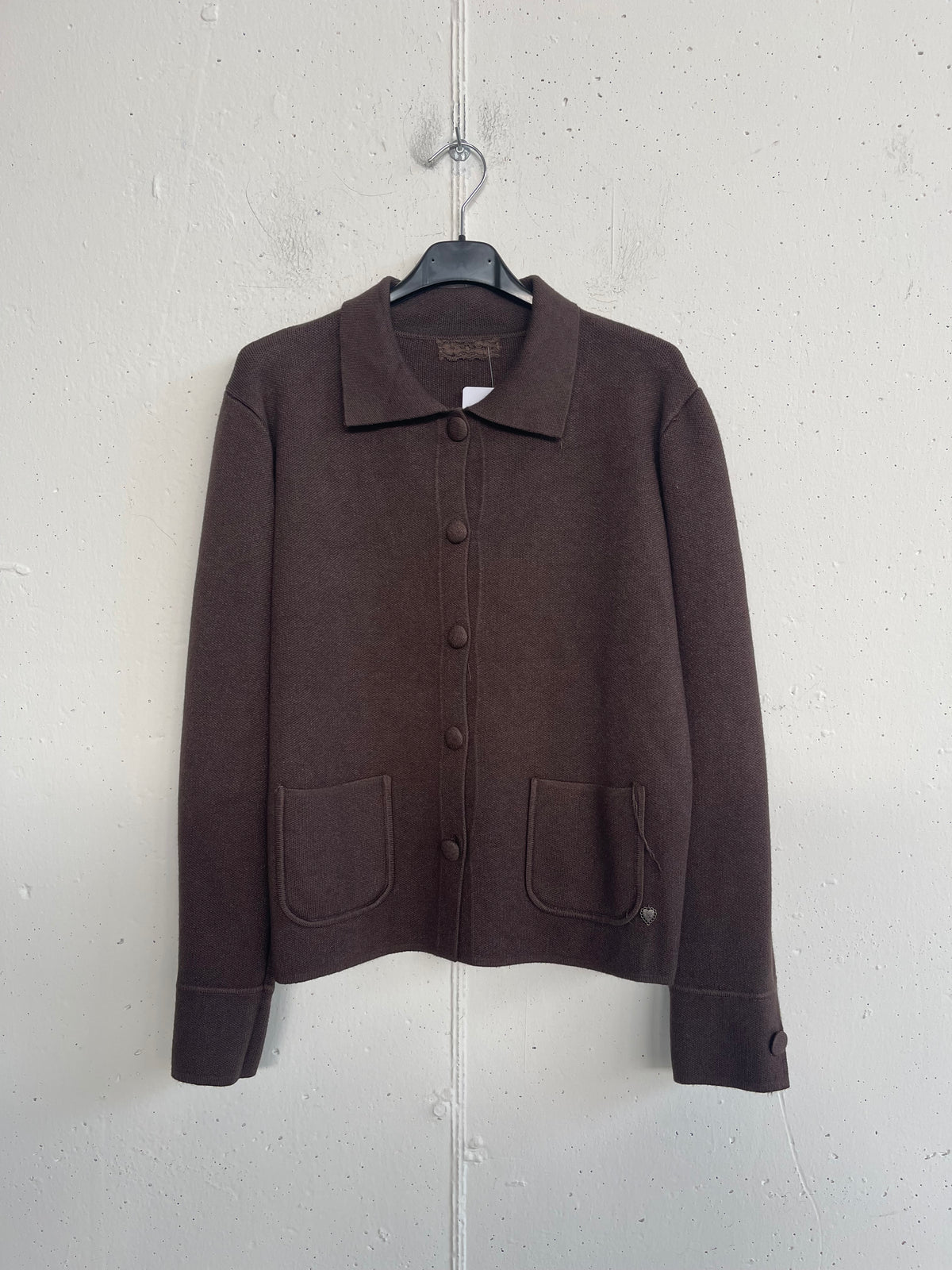 Giacchina bottone in tessuto