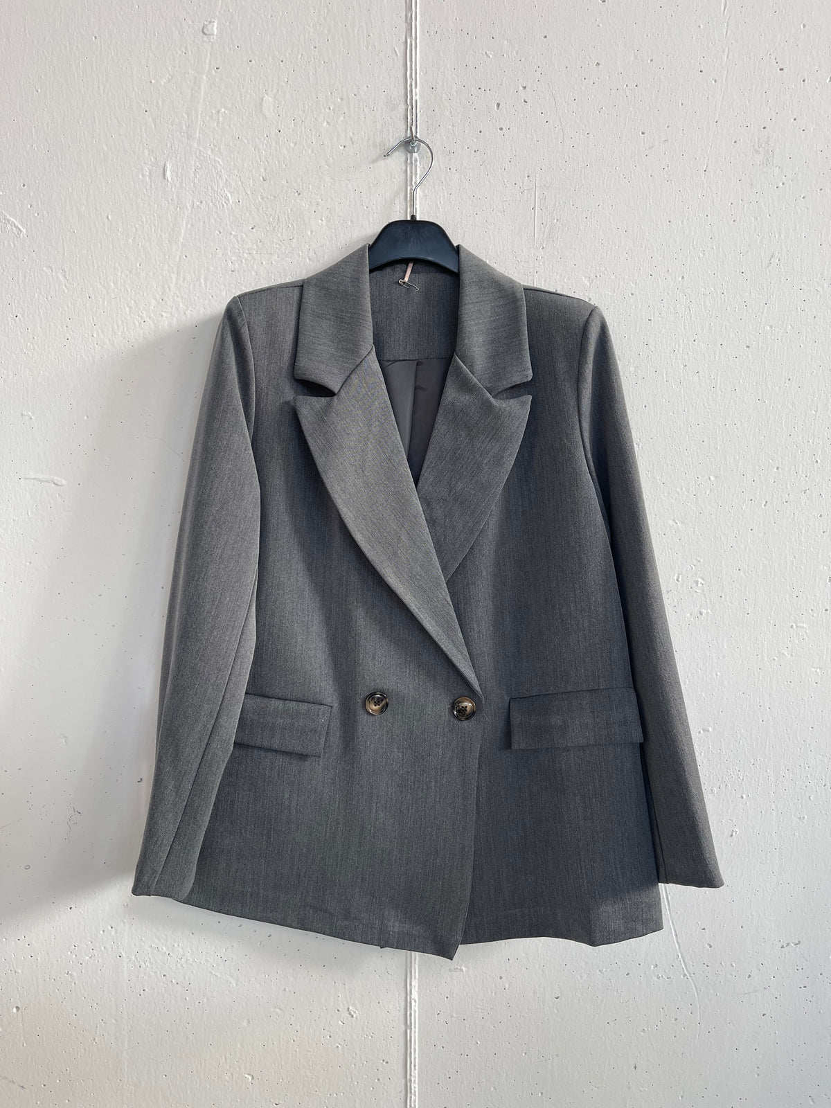 Blazer doppiopetto con collo a rever