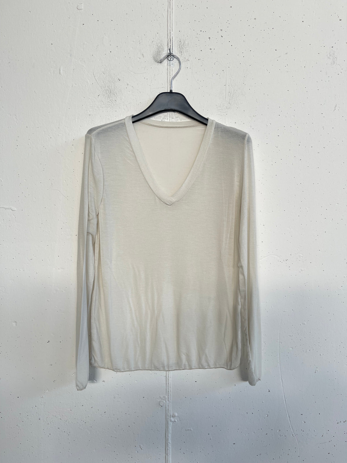 Sottogiacca in cashmere scollo a V