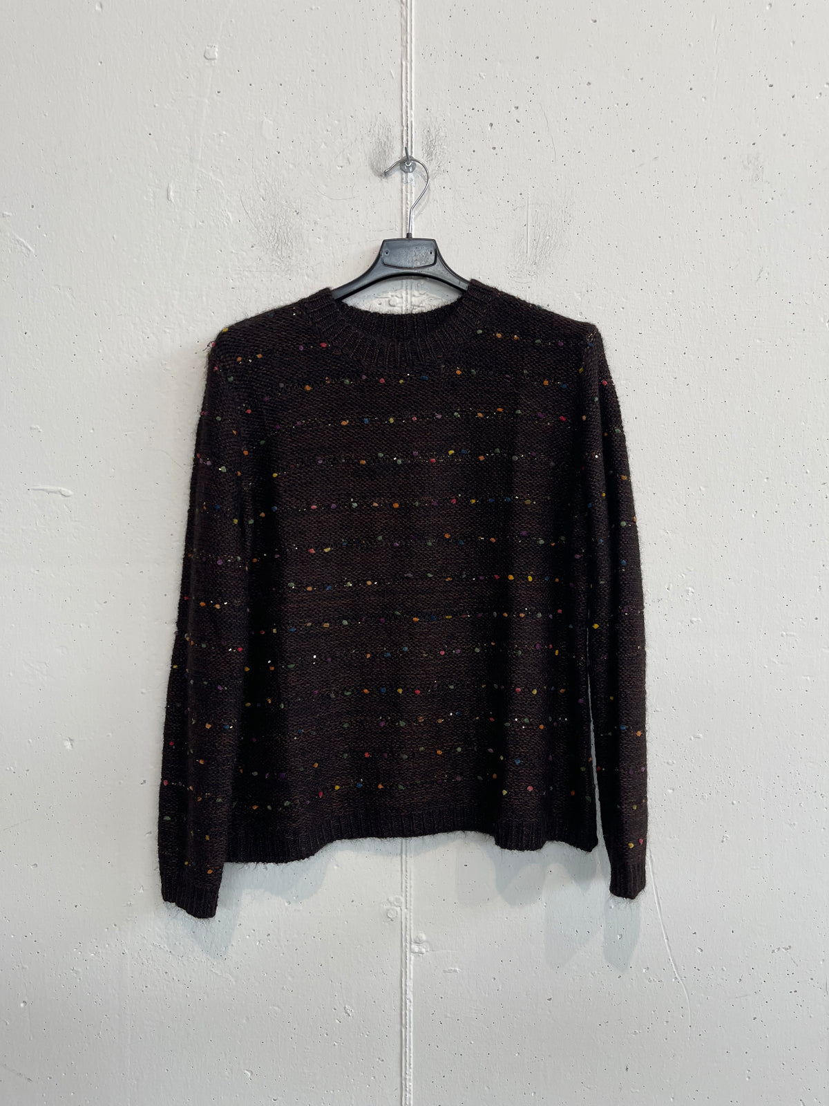 Pull con piccole palline colorate