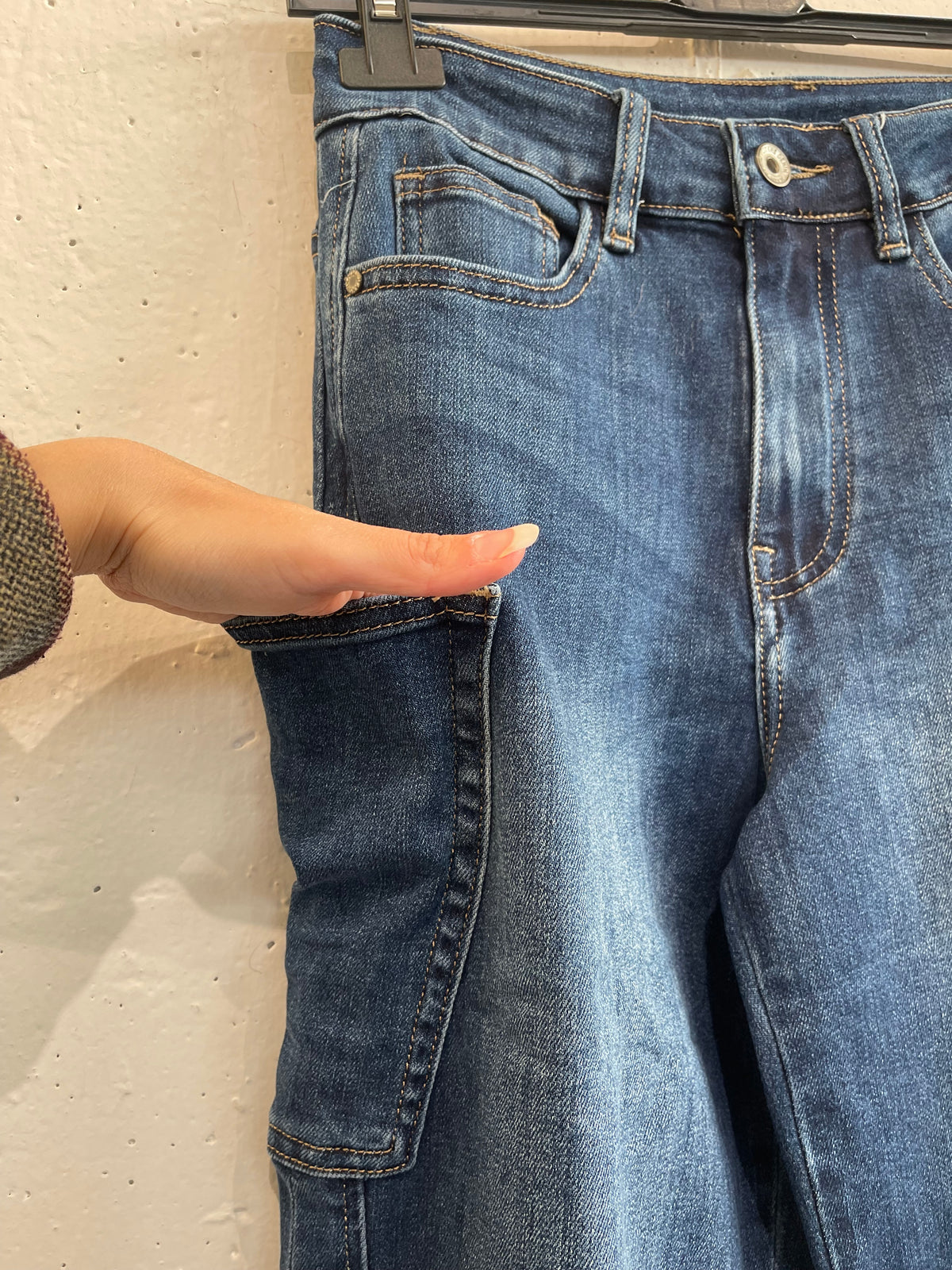 Jeans balloon con tasconi