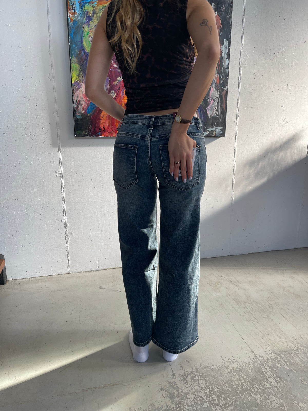 Jeans a vita bassa