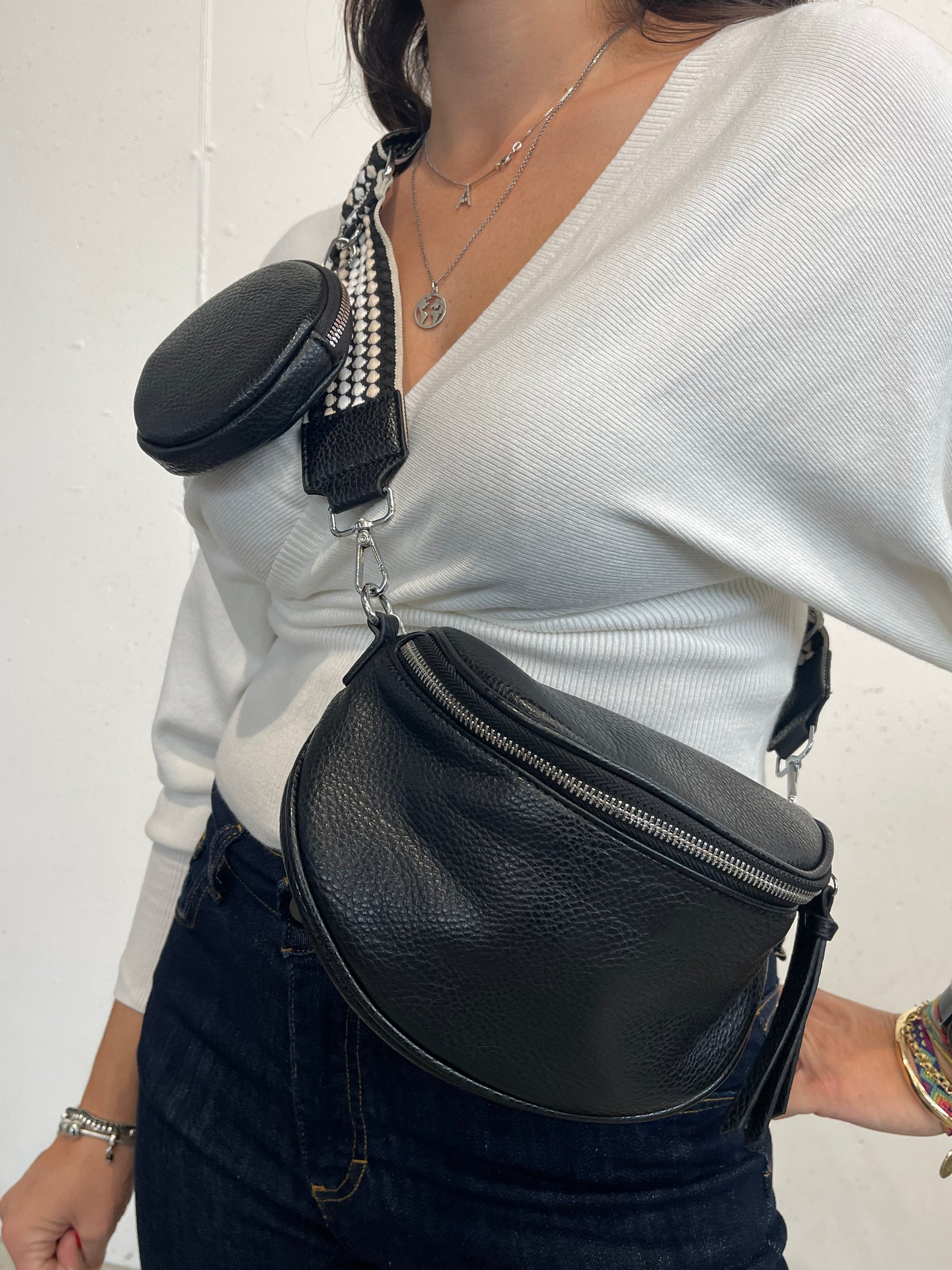 Marsupio ecopelle discount