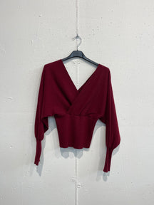 Pull doppio scollo