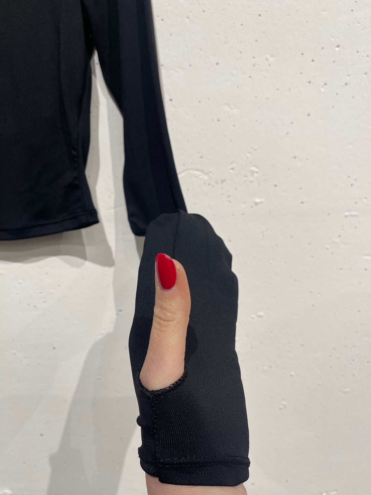 T-shirt girocollo in lycra