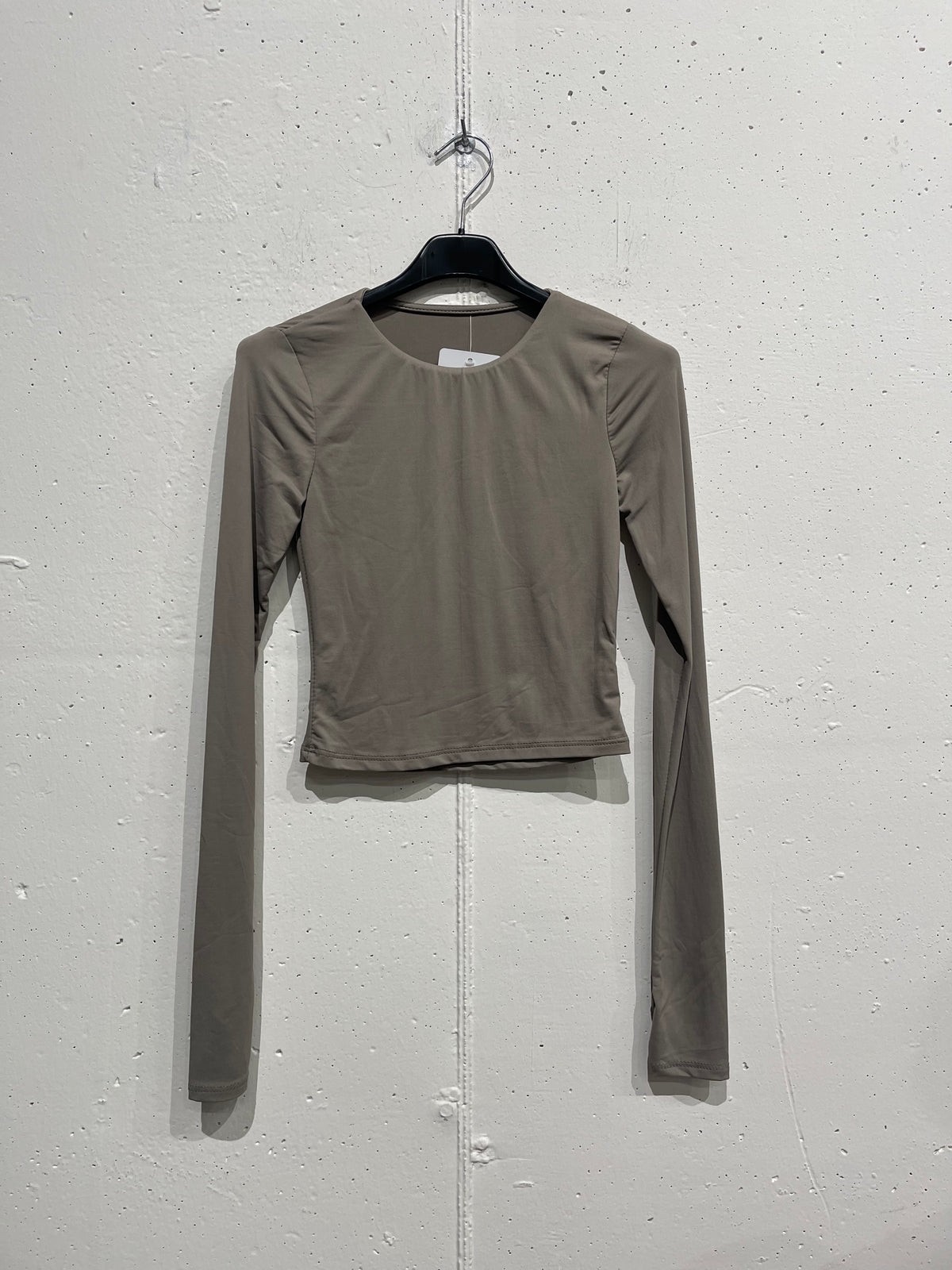 T-shirt girocollo in lycra