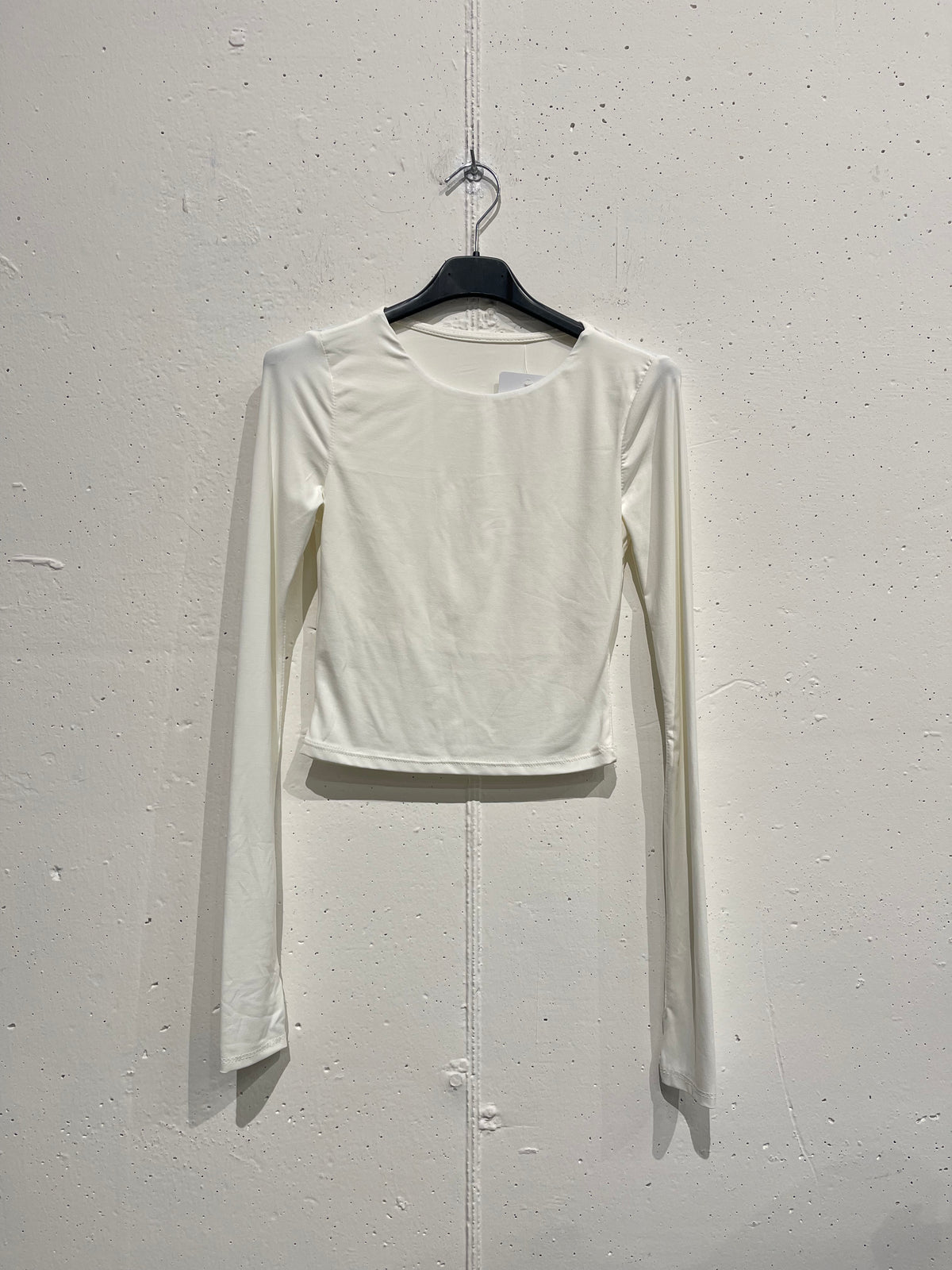 T-shirt girocollo in lycra