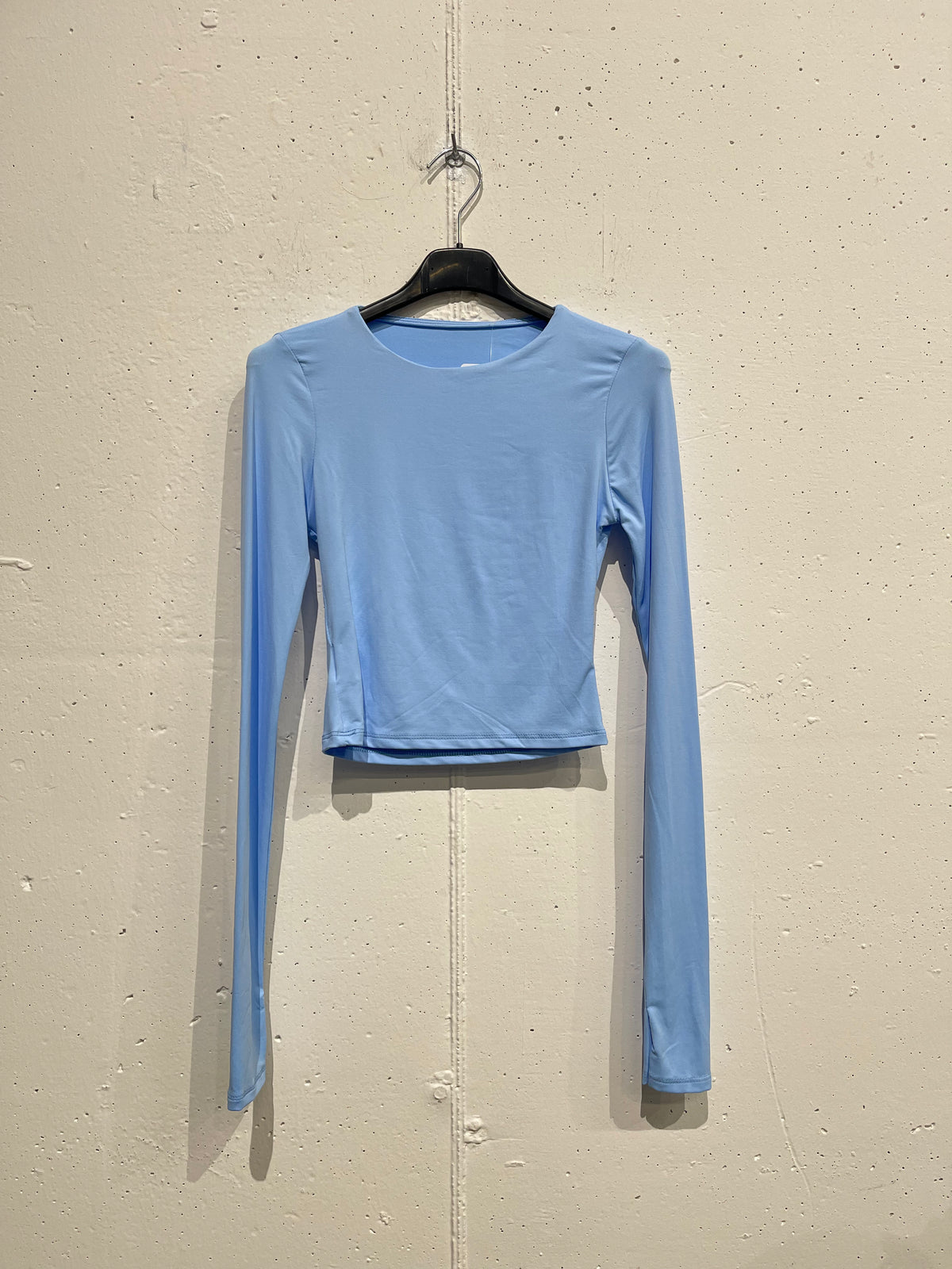 T-shirt girocollo in lycra