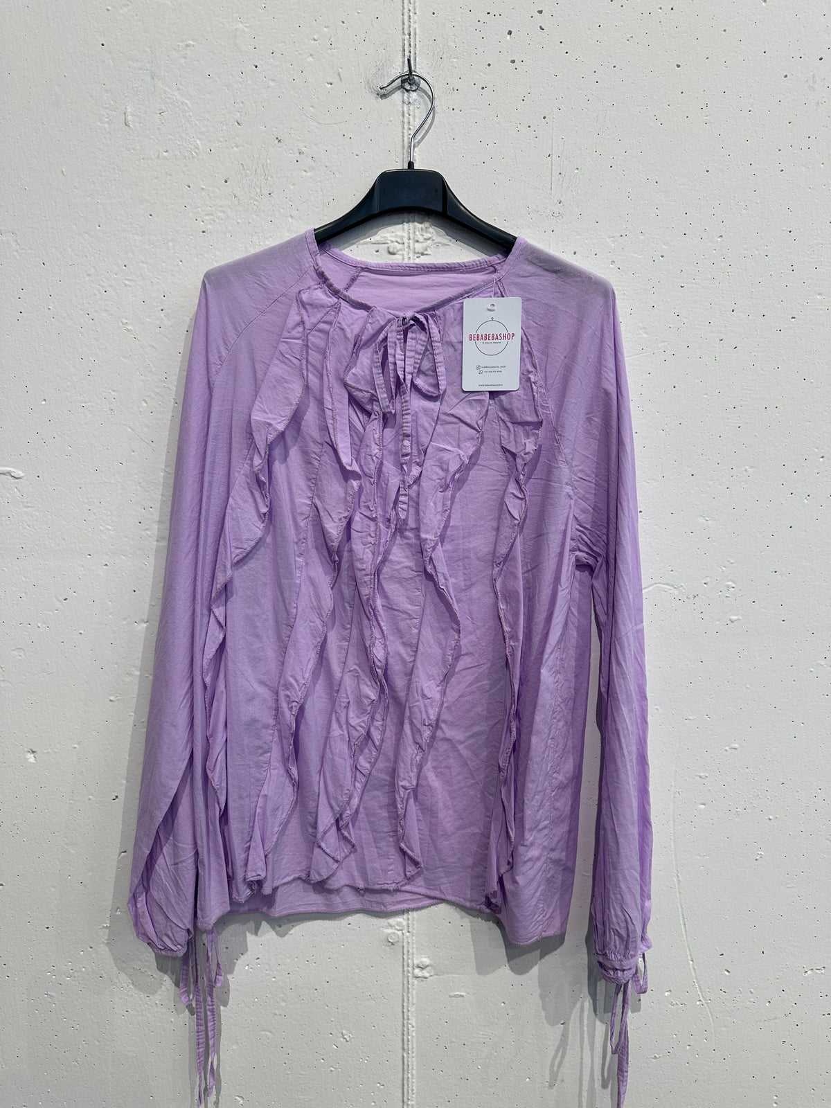 Camicia con jabot