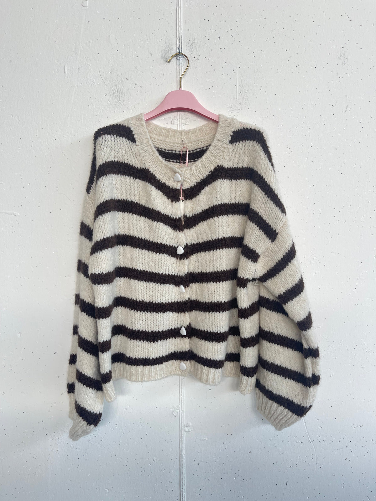 Cardigan a righe