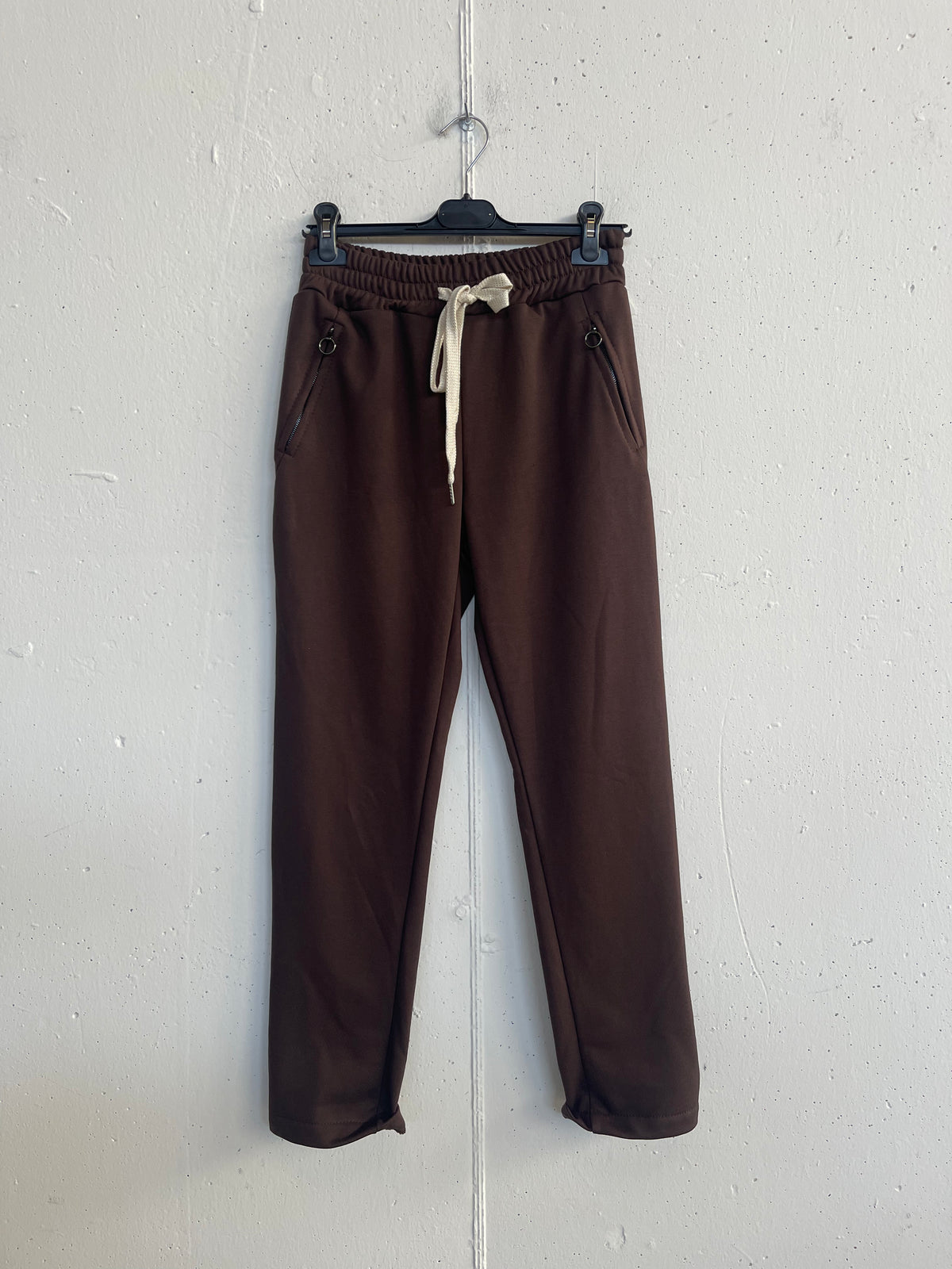 Pantalone con laccio glitter