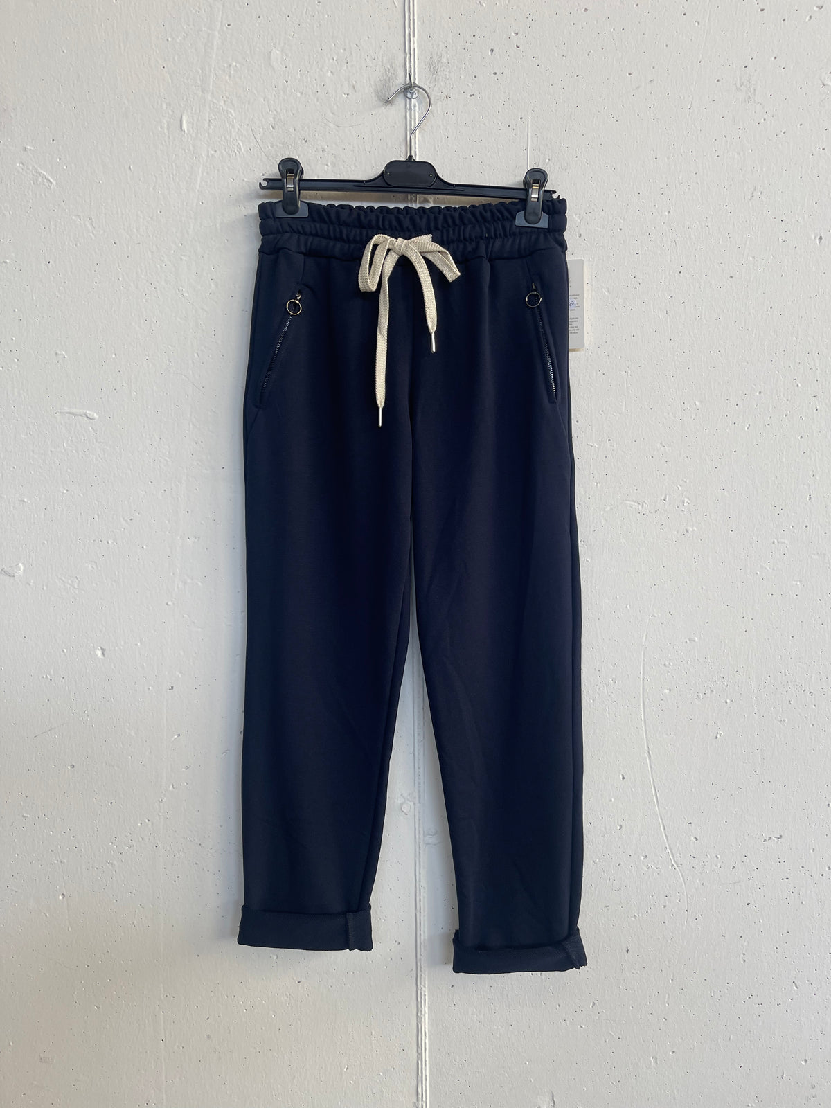 Pantalone con laccio glitter