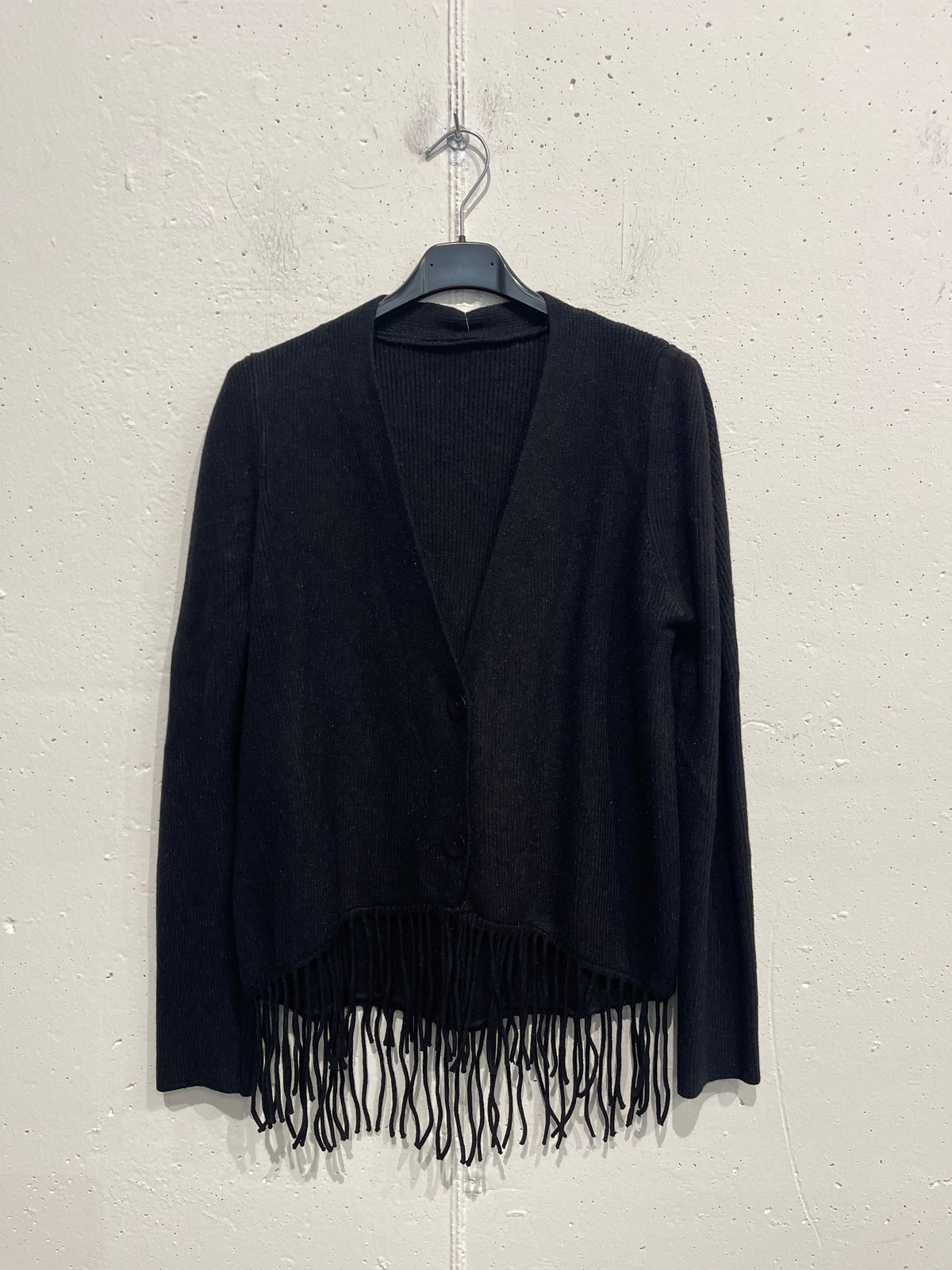 Cardigan con frange