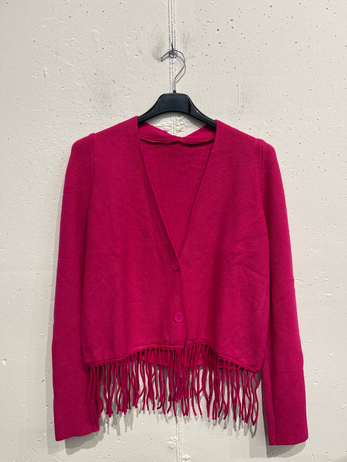 Cardigan con frange