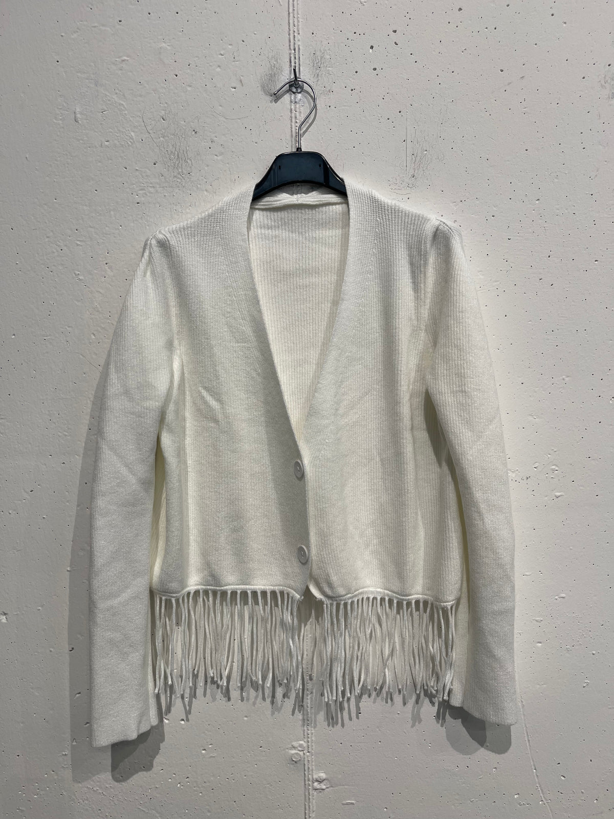 Cardigan con frange