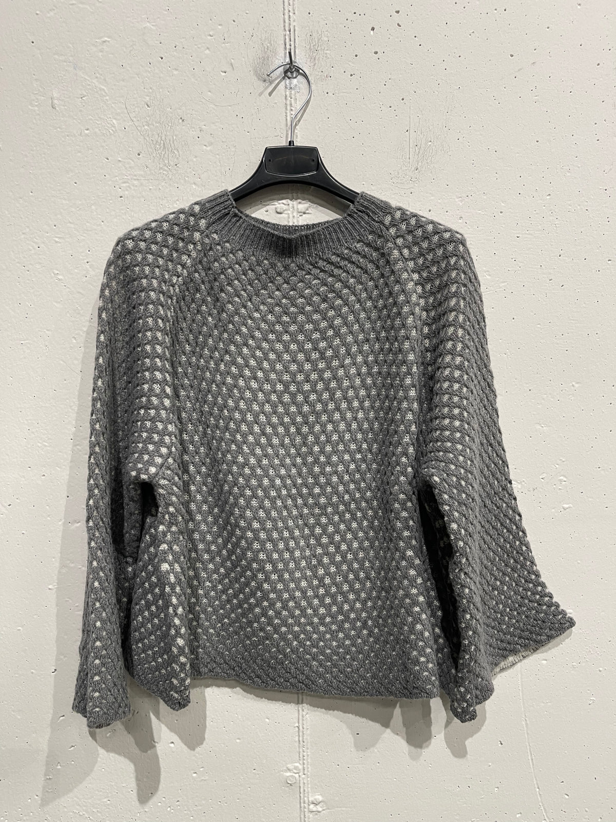 Pull bicolor misto cachemire