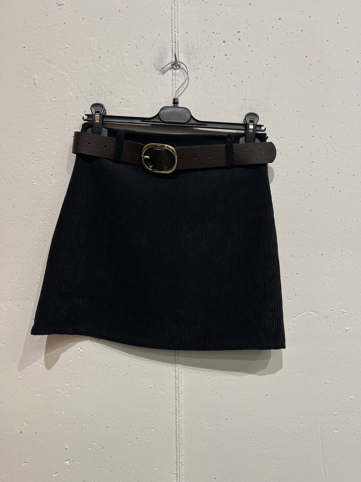 Mini gonna in velluto