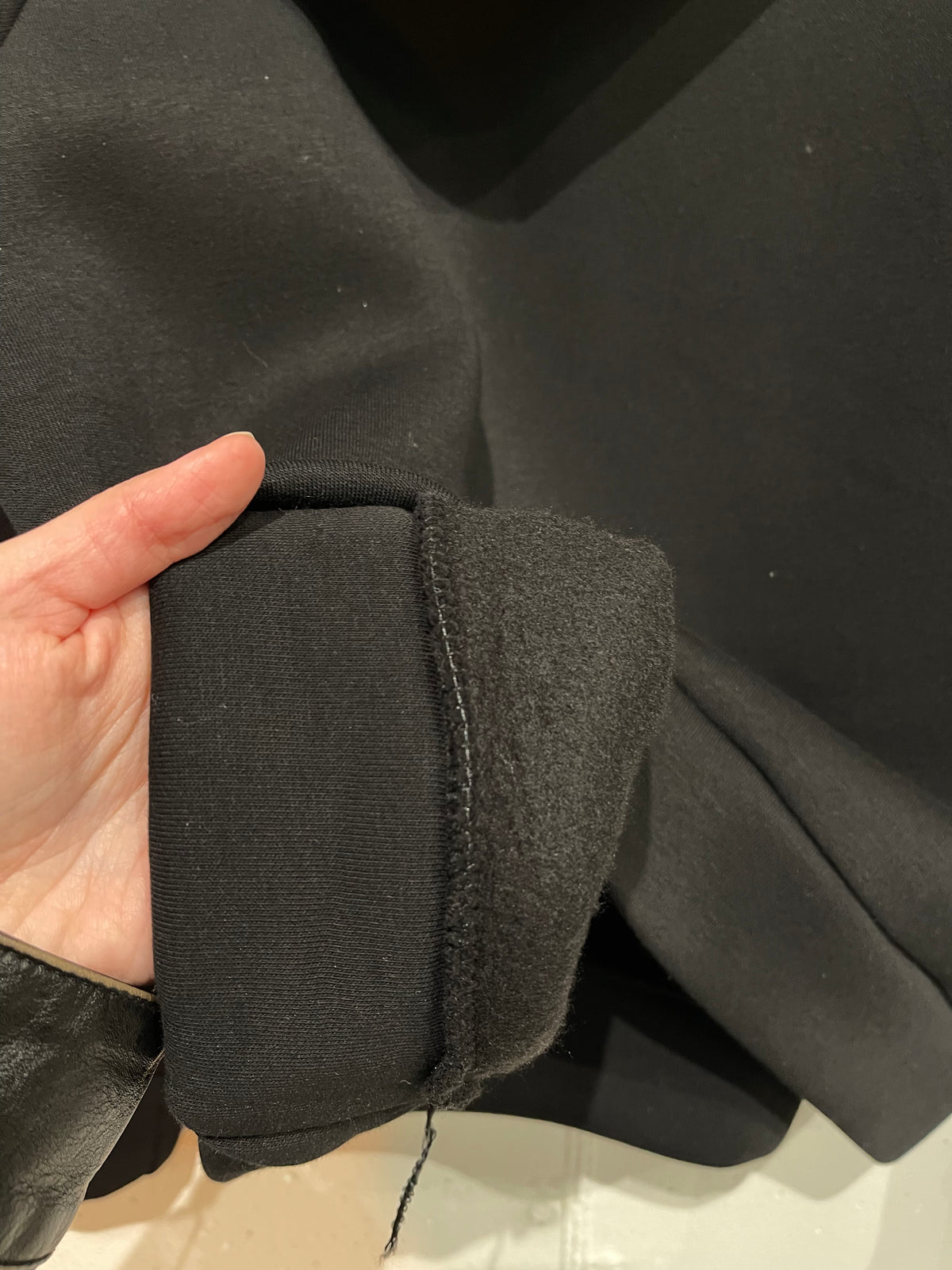 Felpa con cappuccio felpata