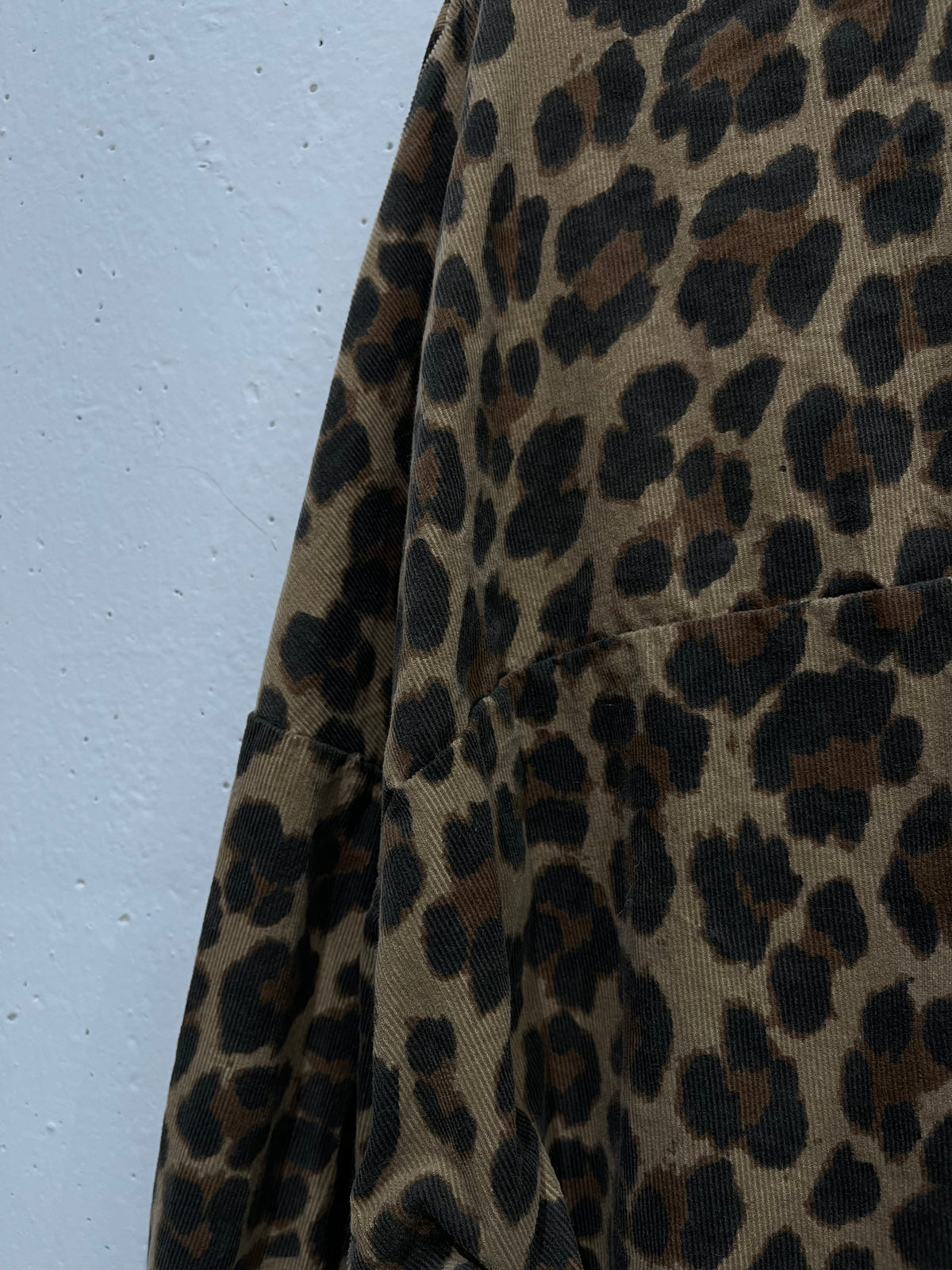 Camicia leopard in velluto