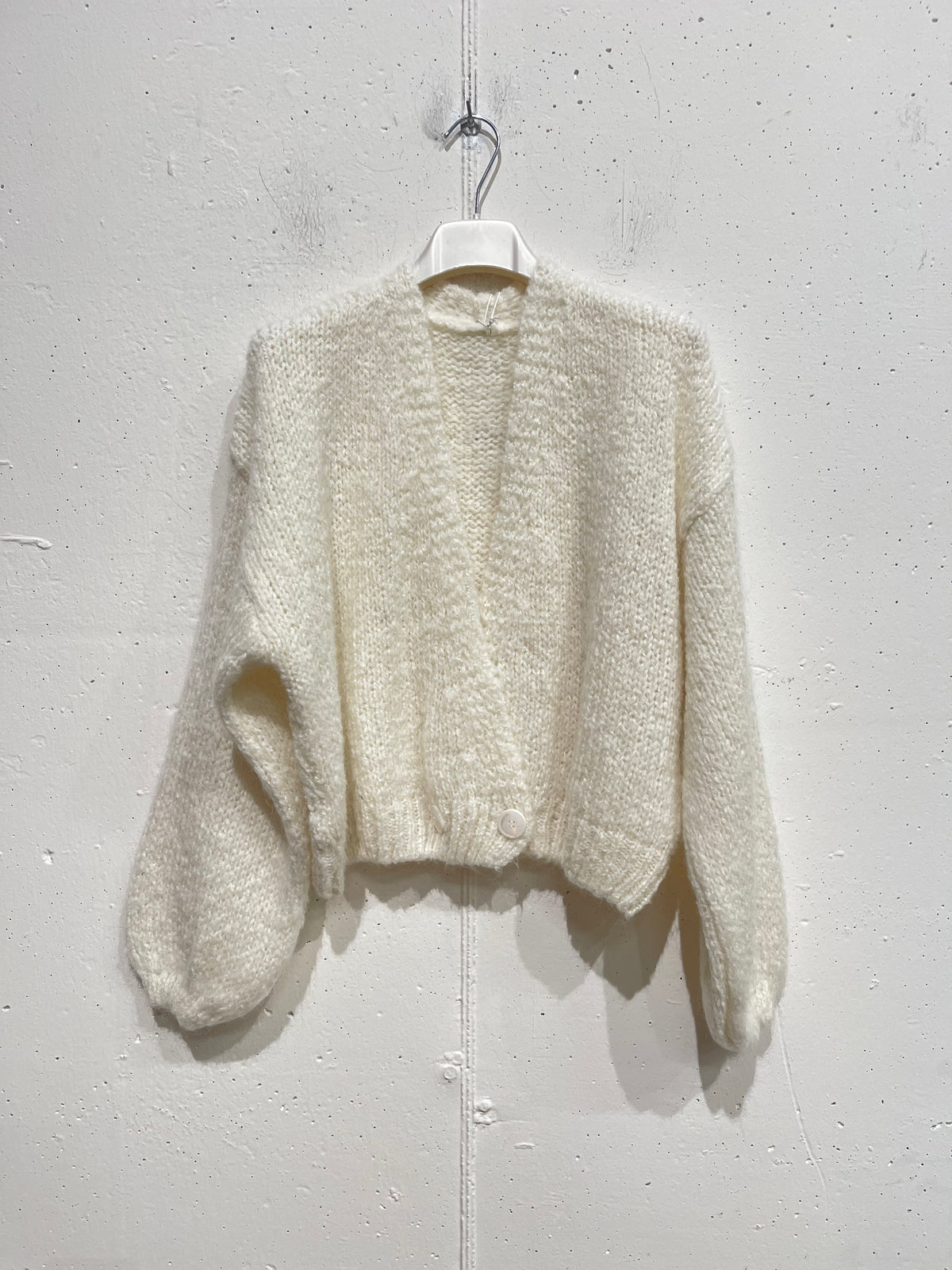 Cardigan in misto mohair