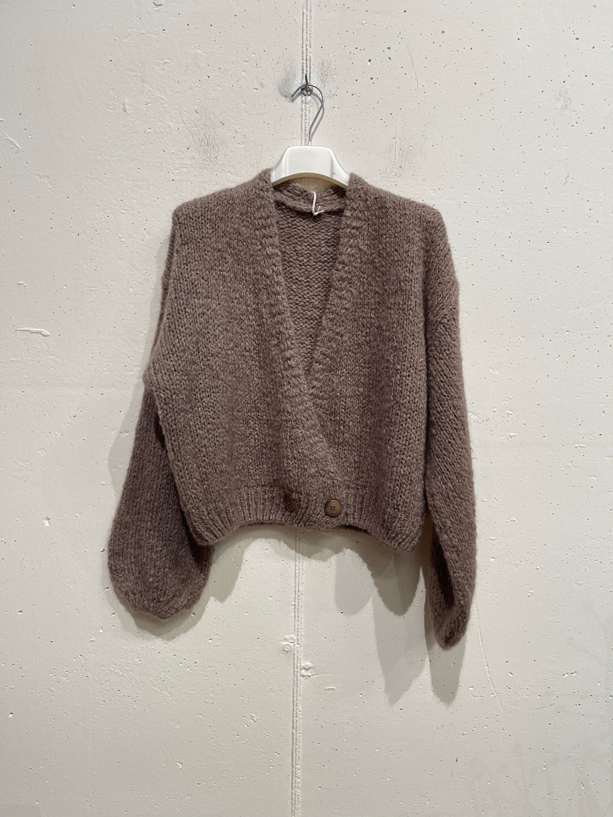 Cardigan in misto mohair