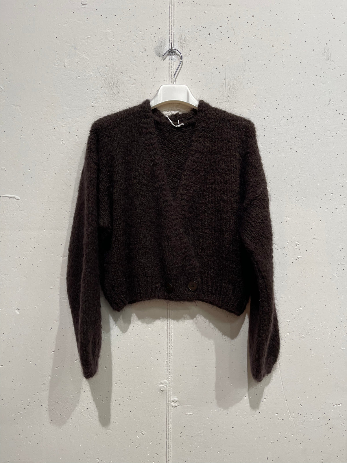 Cardigan in misto mohair